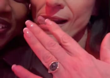 Davina McCall has revealed the touching reason she keeps her husband Michael Douglas's 'eyeball' in her wedding ring, as she opened up about their 'emotional' ceremony