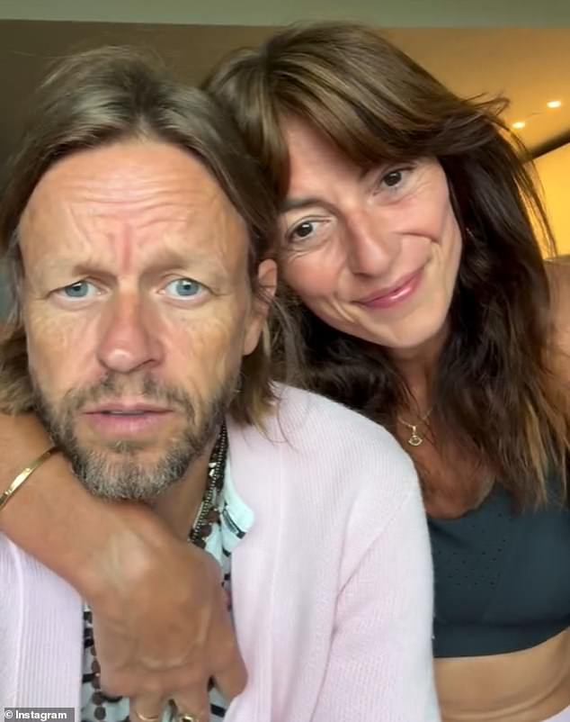 Davina married her devoted partner after he supported her through surgery to remove a benign tumour from her brain as well as a recent breast cancer diagnosis