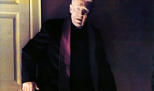 Max Von Sydow plays a priest in the 1973 film The Exorcist