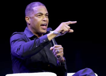 Don Lemon speaks at an event at Spring Studios in New York City on Oct. 7, 2025.