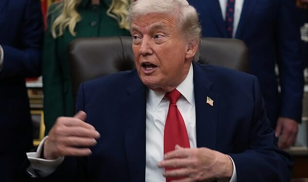 President Donald Trump speaks at an event on addiction recovery in the Oval Office of the White House, Thursday