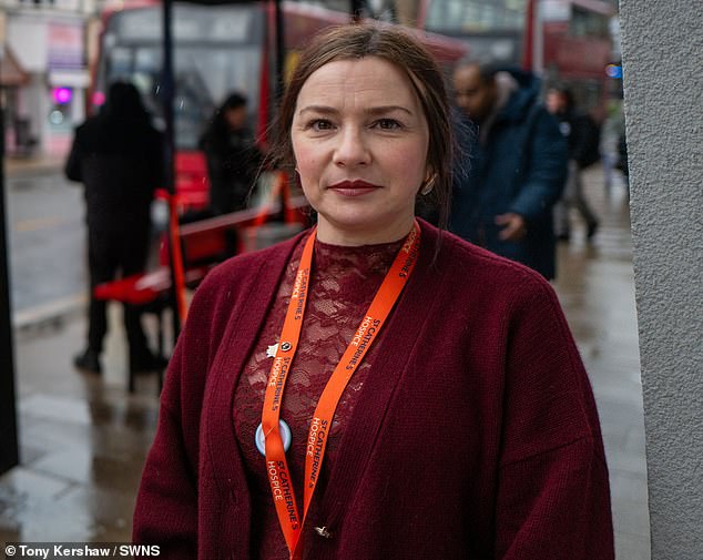Charity shop worker Emma Lang (pictured), 49, said her shop has had less donations since the council added parking bays which has made it hard for people to find parking spaces outside