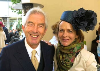 Lord Seymour, the 19th Duke of Somerset, with wife Judith