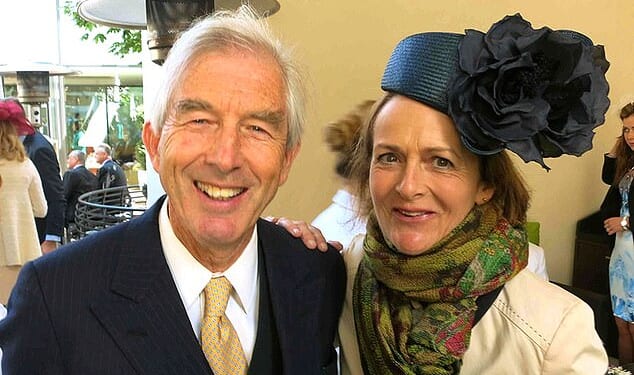 Lord Seymour, the 19th Duke of Somerset, with wife Judith