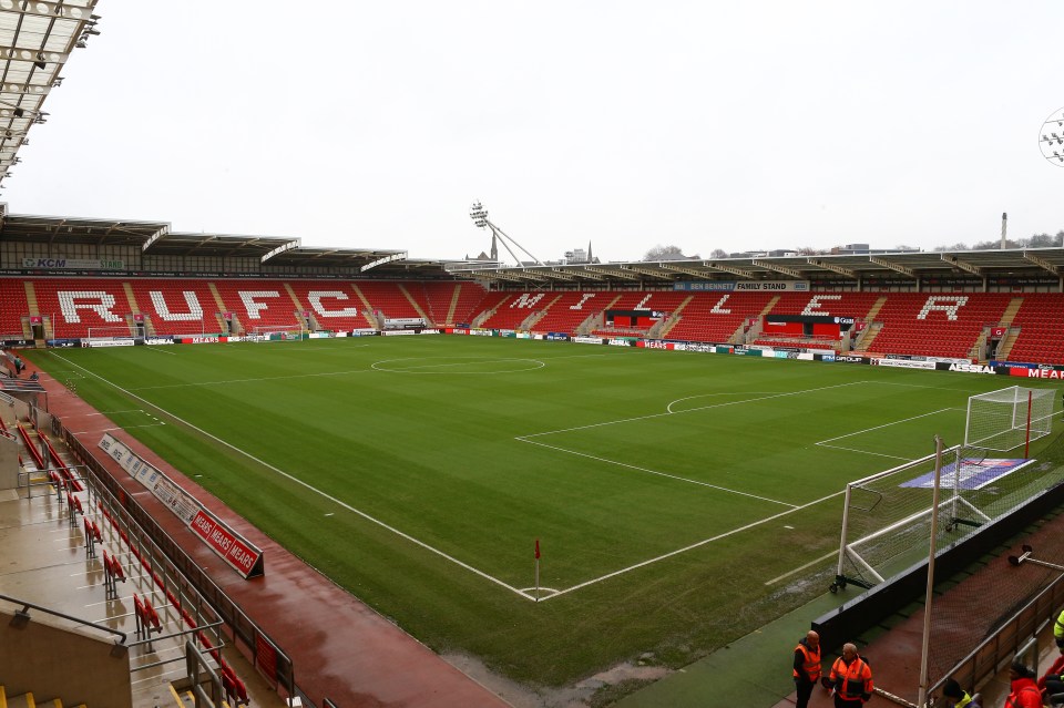 General view of the New York Stadium.