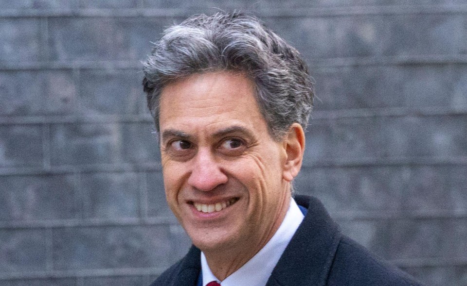Ed Miliband, Secretary of State for Energy Security and Net Zero, in Downing Street for the first Cabinet meeting of the New Year.