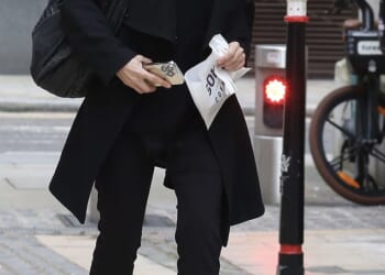 Leda Sara, a Goldman Sachs banker turned interior designer and estate agent for the mega-rich, bought her own apartment in 2014 for £1.6milllion. She is pictured here outside the Mayors and City County Court