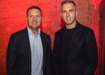 Daniel Hughes, 42, a former Labour spin doctor, (right) donated £10,000 to Wes Streeting