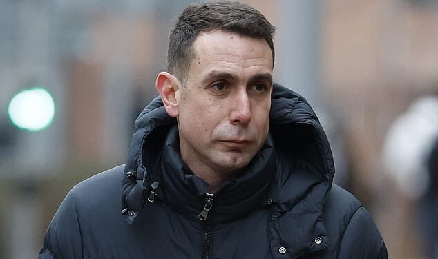 David Coote arrived at Nottingham Crown Court on Thursday morning for sentencing after pleading guilty to making 'category A' indecent image of a child