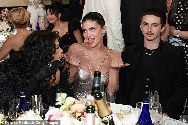 At the start of the alleged argument, Hickling claims, Chalamet can be seen leaning in toward Jenner and telling her: 'You must hate me'