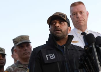 FBI Director Kash Patel and Executive Assistant Chief of the Washington Metropolitan Police Department Jeffery Carroll speak to the media following the shooting of two National Guard soldiers near the White House on Nov. 26, 2025, in Washington, D.C.