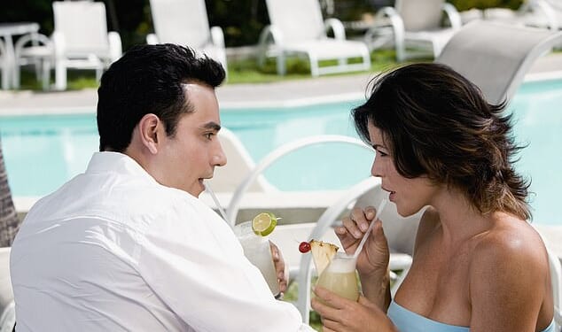 Fashion experts told the Daily Mail it is best to ditch tube tops that can easily fall down on first dates (stock image)