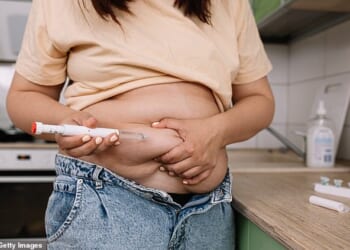 While using weight loss jabs has been hailed as an effective way to shed the pounds, it has broader effects (stock photos)