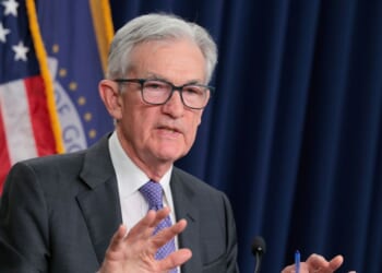 Federal Reserve Chair Jerome Powell speaks during a news conference following the Federal Open Markets Committee meeting at the Federal Reserve on Dec. 10, 2025, in Washington, D.C.