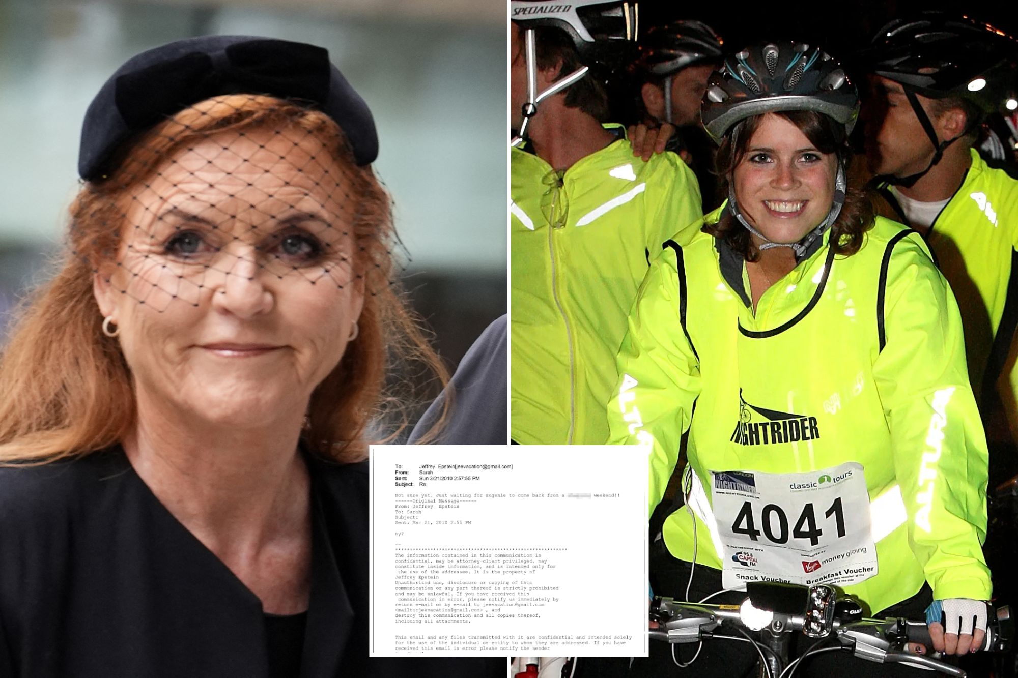 An image collage containing 3 images, Image 1 shows FILES-BRITAIN-ROYALS-POLITICS-ANDREW, Image 2 shows London Nightrider, Image 3 shows NINTCHDBPICT001055559171