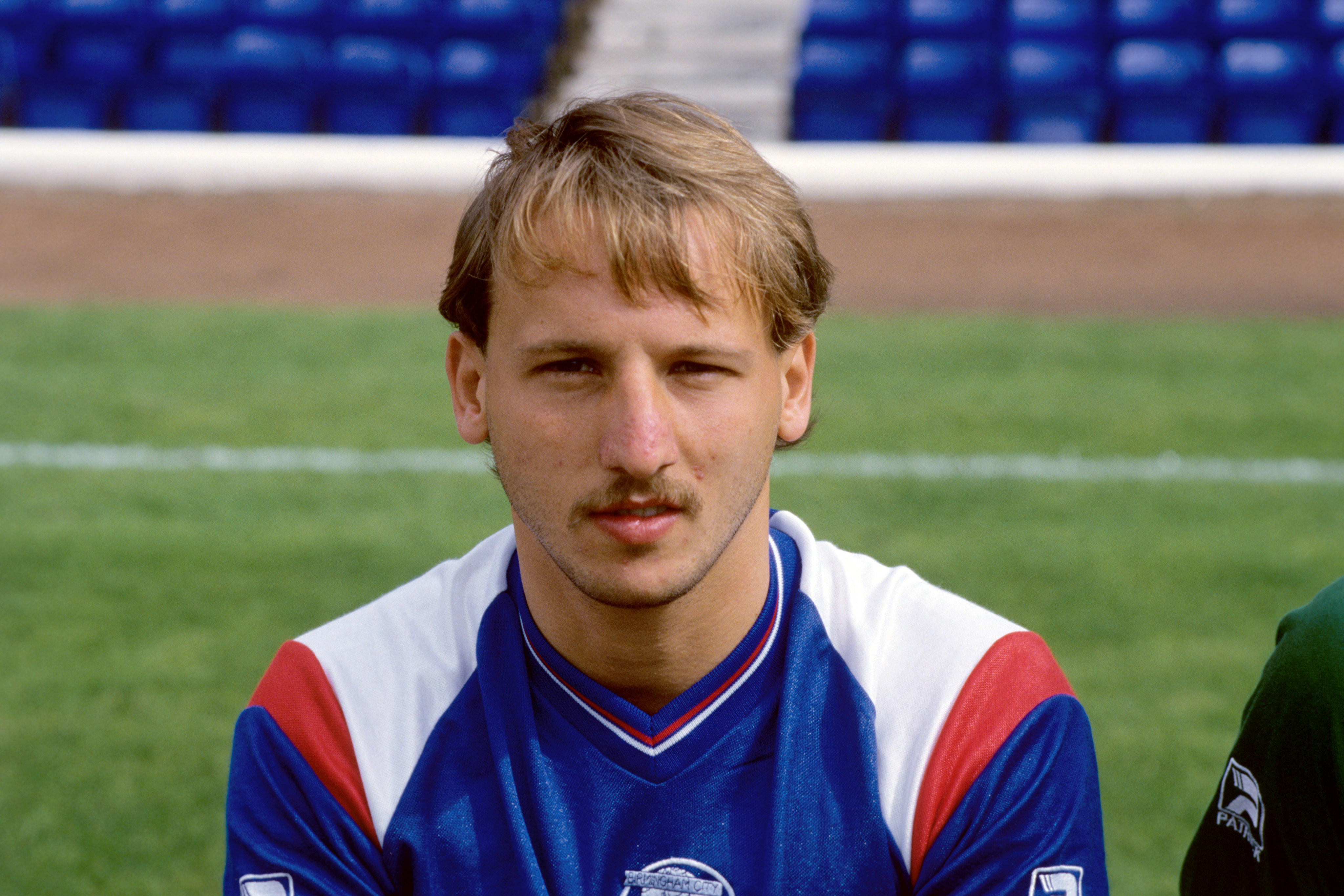 Robert Hopkins of Birmingham City at a photocall.