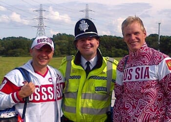 Mark Bullen, 45, pictured during his time as a police officer in Hertfordshire, where he worked for 11 years