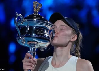 Former Wimbledon champion Elena Rybakina wins her first Australian Open title in tension-filled clash versus world No1 Aryna Sabalenka