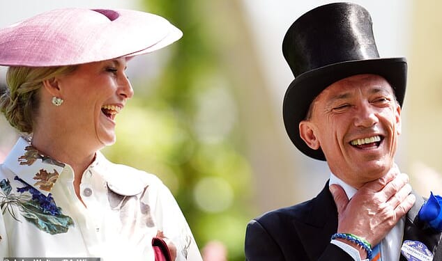 Frankie Dettori - pictured here at Royal Ascot in 2024 with the Duchess of Edinburgh - was unable to pay his £765,000 tax debt after being made bankrupt