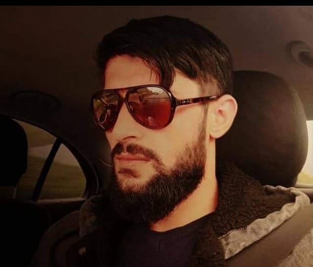 Suliman (pictured) smuggled himself across the English Channel after facing being locked up in Germany over the sex attack