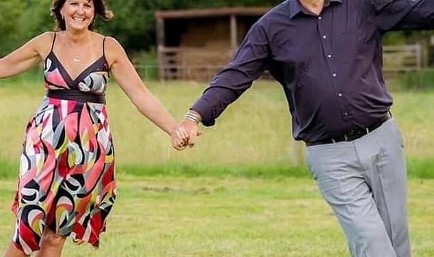 Suzanne and Clint together. It is impossible to comprehend the horror and disbelief Clint - who was standing just 10 to 15 yards from Suzanne when she was struck - felt on seeing the van speeding towards his wife