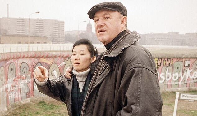 Gene Hackman's Santa Fe compound has been listed for $6.25 million one year after his death. Seen in 1989