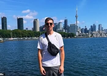 Luke Kellett-Smith, 34, originally from Woking, Surrey, was out in the early hours of December 28 when he became involved in a confrontation with another man in downtown Toronto