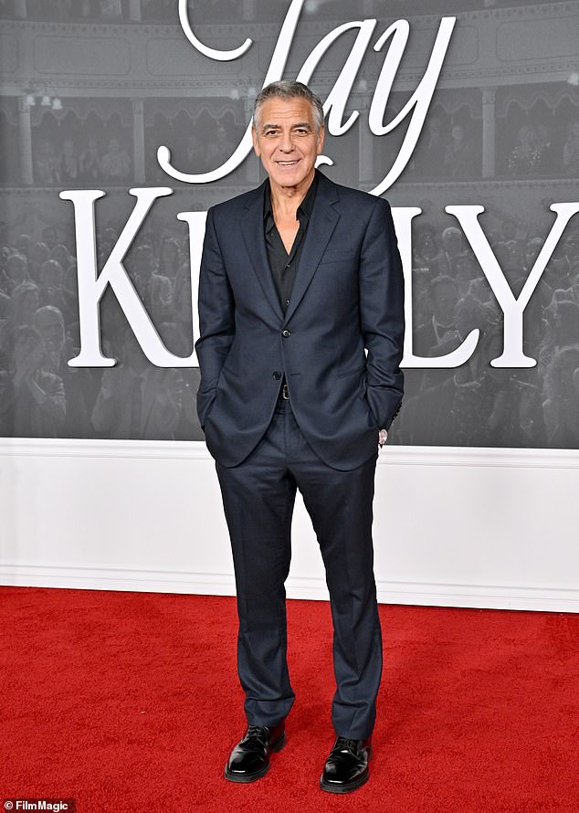 George Clooney fired back at President Donald Trump after he mocked the actor for obtaining French citizenship; pictured in November 2025