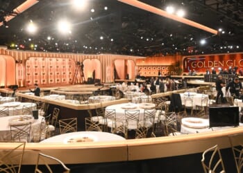 Golden Globes seating chart revealed in photos from awards show prep