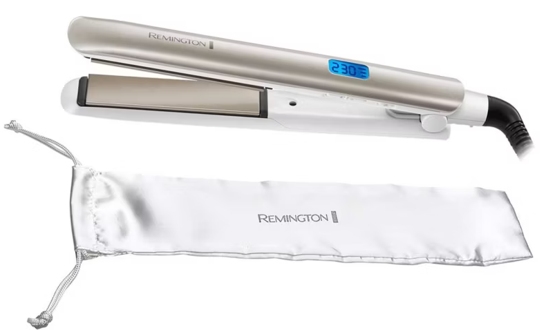 Remington hair straightener and carrying pouch.