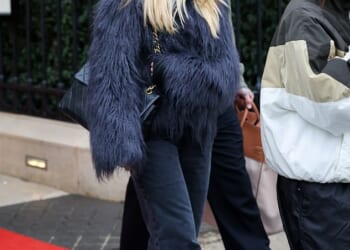 Harper Beckham took Paris Fashion Weekby storm on Tuesday, stepping out in head-to-toe designer pieces for a family outing