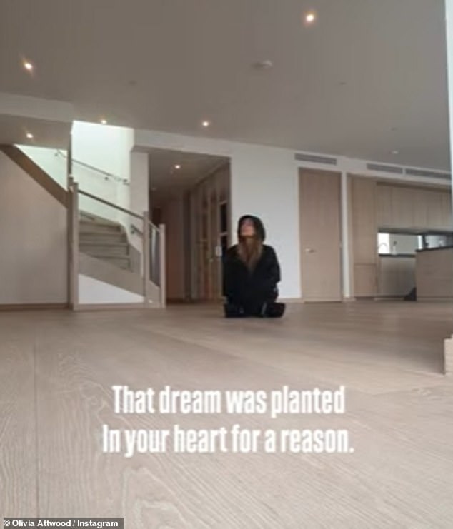 On Monday, the Love Island star shared a first look at her new home after relocating to London