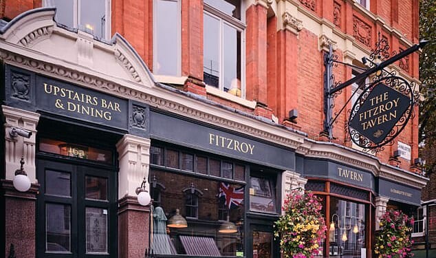 The Fitzroy Tavern has been slapped with a zero-star hygiene rating after serving food 17 days past its use-by date