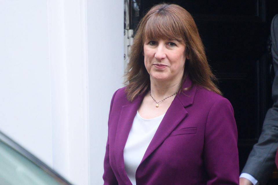 Rachel Reeves, Chancellor of the Exchequer, departs Downing Street.