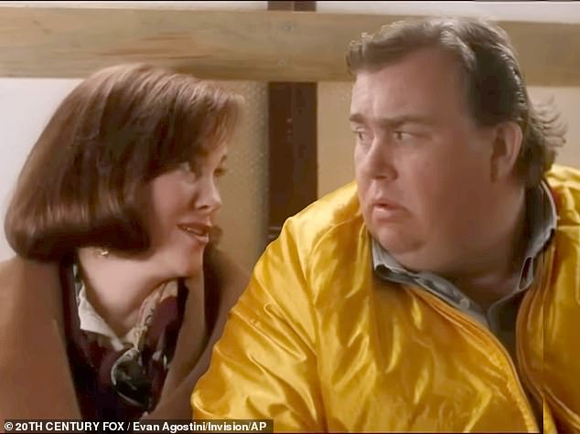 The actress famously starred alongside Candy in her 1990 blockbuster holiday classic Home Alone; The two seen in a still from Home Alone