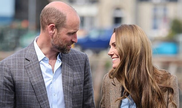 While the Prince and Princess of Wales (pictured), who today celebrates her 44th birthday, have navigated royal family scandals and sickness over the years, their relationship endured one of its biggest tests in September 2012