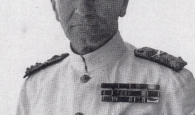 Sir John Cunningham (pictured) was travelling to England via his cruiser HMS Devonshire - tasked with evacuating King Haakon VII and other VIPs after their homeland was invaded by the Nazis