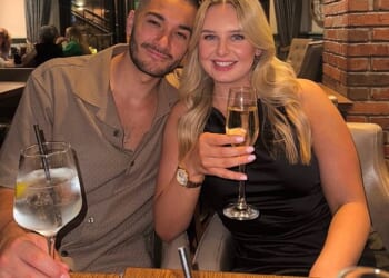 Georgina Daniels, 28, and husband Tom, 29, were riding home in a taxi with two friends in the early hours of January 11, 2026, when their vehicle had a head-on collision with another car