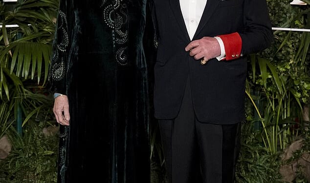 King Charles and Queen Camilla arrive at the premiere of Prime Video's Finding Harmony: A King's Vision, at Windsor Castle