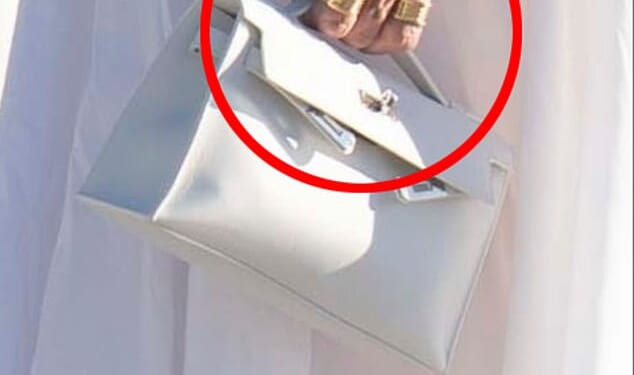 Kris Jenner's hands show her veins as she boards a luxury yacht in St Barts