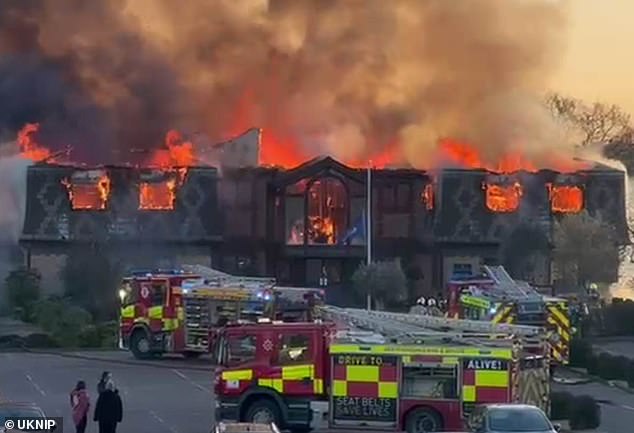 Fire crews have confirmed that there were no reported injuries in the blaze