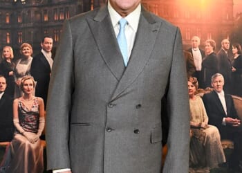 Hugh Bonneville has admitted he feels 'blessed to start a new chapter' after a turbulent few years