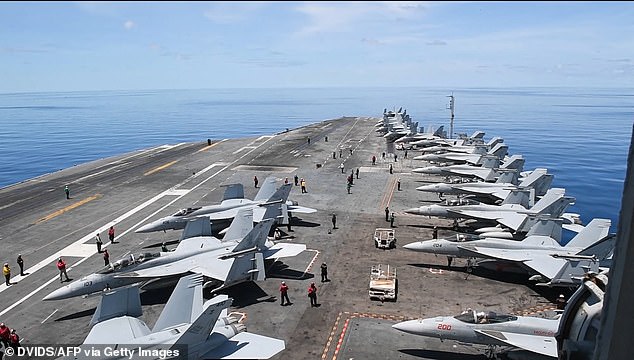 The US already has a formidable presence in the oil-rich region – including more than 40,000 personnel and carrier strike groups