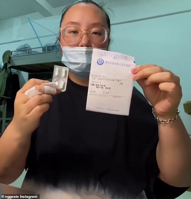 The hardest period was week three, when Ms Huang was struck down with influenza and a fever