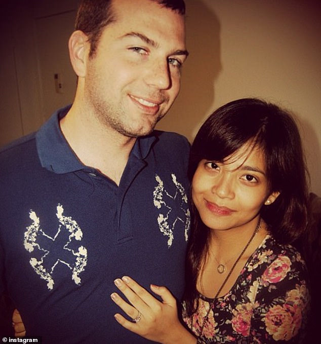 Ross (with his wife in 2012) suffered internal bleeding to his torso during the shooting, the Trump administration has claimed