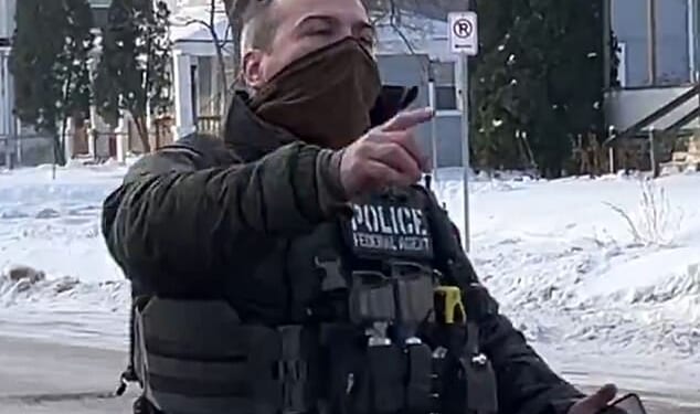 ICE agent who fatally woman in Minneapolis. Grab taken from video