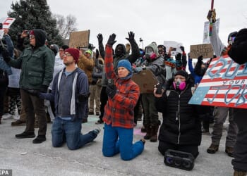 A Minnesota district court judge ruled that Immigration and Customs Enforcement (ICE) agents cannot detain or tear gas peaceful protesters