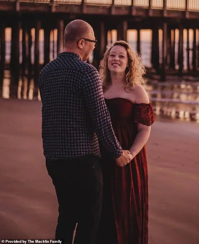 Good with her former husband, Tim Macklin Jr., who died in 2023