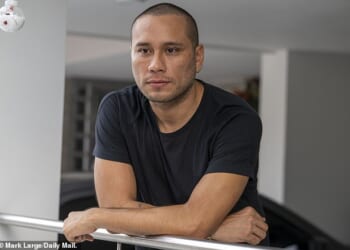 Ivan Colmenares Garcia, 35, (pictured) was forcibly stripped, bound, blindfolded and jailed under Nicolas Maduro's brutal regime