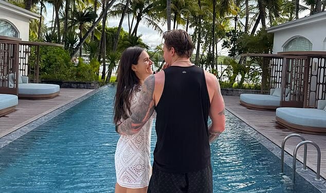 Adam Peaty and his new wife Holly Ramsay have shared pictures of their Mauritius honeymoon